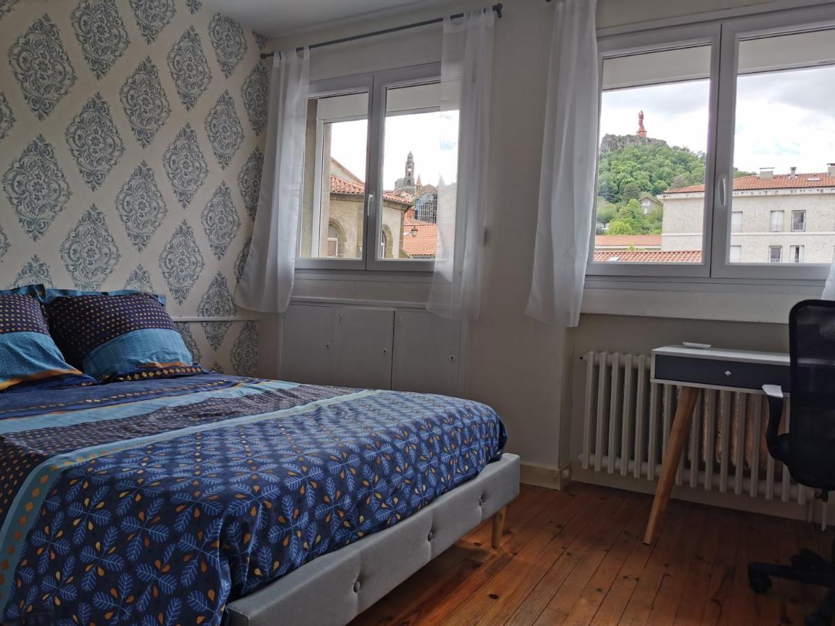 Chambre privée dans appart partagé avec vue sur les monuments Le Puy-en-Velay Exterior foto